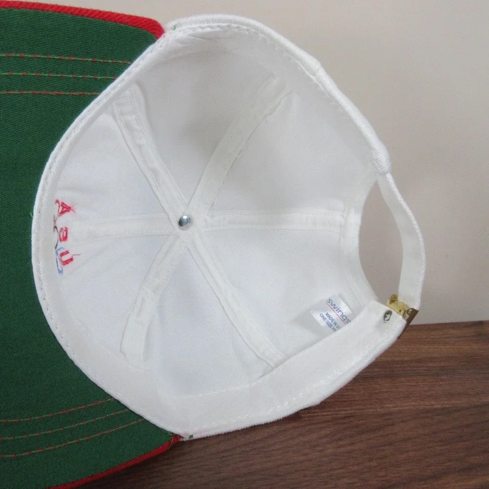 Vintage US Olympics Hat 1996 Atlanta Strap Back Made In USA Bell South With Pin‎